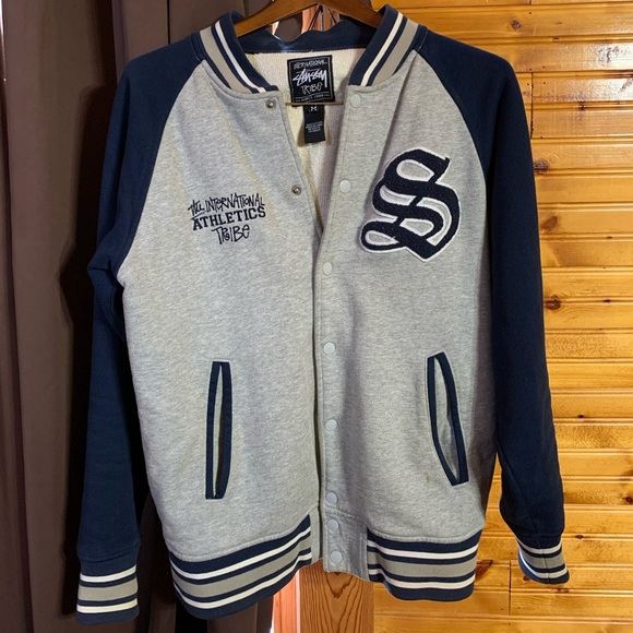 Stussy Varsity Jacket Size Medium - Picture 2 of 2